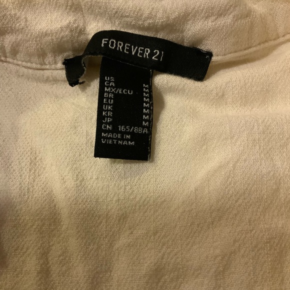 Women’s Cream Button Down - Picture 3 of 3